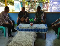 Kapolres Yapen Silahturahmi ke Ketua Dewan Adat