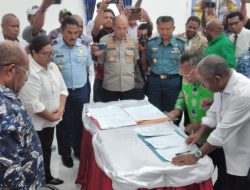 Kesepakatan Bersama Untuk Sukseskan PON XX Papua Ditandatangani