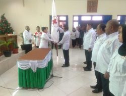 Ketua PMI Papua Lantik Wakil Bupati Jayapura Sebagai Ketua PMI Kabupaten Jayapura Bersama Kepengurusannya