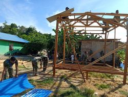 TNI Bangun Rumah Pintar Konsep Cinta Papua