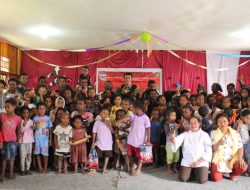 TNI Berbagi Kasih Natal Kepada 120 Anak Tunas Harapan