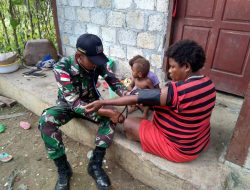 TNI Gelar Layanan Kesehatan di Keerom