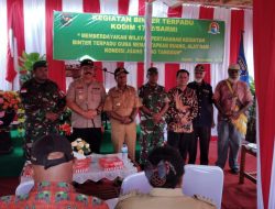 Giat Bina Teritorial di Sarmi Di Tandai Penantanganan “Hilangkan Budaya Palang-Memalang”