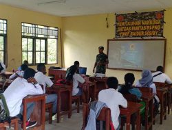 TNI Gelar Penyuluhan Narkoba di Senggi