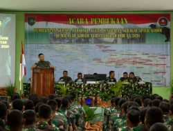 Kasdam Buka Pembekalan Personil Apter BKO Kodim dan Koramil Persiapan Kodam Cenderawasih