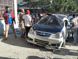 Pengemudi Ngantuk, Avanza Tabrak Talud Jalan, Dua Orang Meninggal