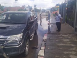 Bupati Turun Tangan Atasi Luapan Air Dibadan Jalan Kota Wamena