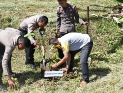 Forkopimda Nabire Gelar Tanam Pohon di Markas Polres