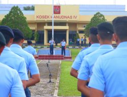 Kosekhanudnas IV Biak Gelar Apel Khusus di Awal Tahun 2020