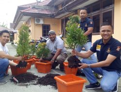 Satreskrim Polres Jayapura Gelar Peduli Penghijauan