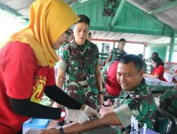 Di Perbatasan, PKR Sosialisasi HIV/AIDS Kepada Anggota Satgas Pamtas RI Yonif Rider 509