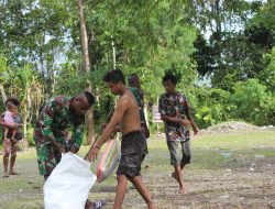 Begini Cara TNI Tanamkan Kesadaran Masyarakat Tentang Kebersihan