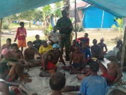 Begini Pesan Sertu Hendrik Kepada Masyarakat Kampung Jayanti