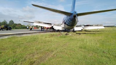 Pesawat Trigana Tergelincir, Penerbangan dari dan ke Bandara Sentani Ditutup Sementara