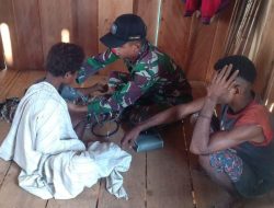 Di Perbatasan TNI Gelar Patroli Kesehatan