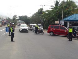 Gelar Razia Selama Satu Jam, 68 Kendaraan Ditilang di Sentani