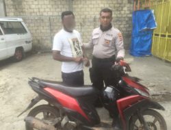 Kendarai Motor Hasil Curian, Seorang Pria Ditangkap