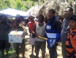 Pemda Bangun Jalan Sepanjang Satu Kilo Di Kampung Yalunggume