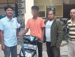 Nyolong Motor, Seorang Remaja Ditangkap Polisi