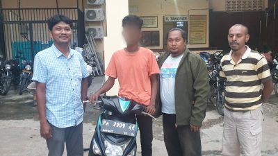 Nyolong Motor, Seorang Remaja Ditangkap Polisi