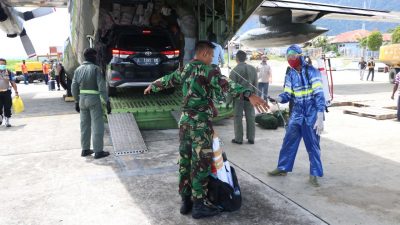 2,3 Ton Alkes Penanganan Covid-19 Tiba di Papua