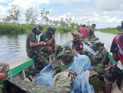 Cerita Perjalanan Satgas TMMD ke Kampung Epem Mappi