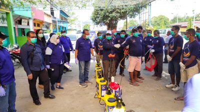 DPW NasDem Papua Lakukan Penyemprotan Desinfektan untuk Cegah Corona