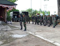 Damdim Merauke Lepas 45 Personil Satgas TMMD 107