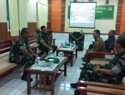Bertemu Bupati, Dandim Serahkan Satgas TMMD di Kampung Kibay