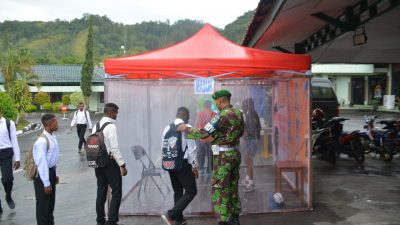 Kodam Cenderawasih Sediakan Ruangan Khusus Penyemprotan Disinfektan