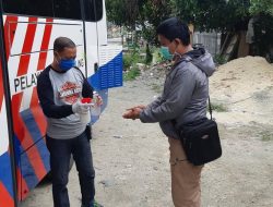 Tangkal Covid19, Pelayanan SIM Keliling Dilengkapi Antiseptik dan Hand Sanitizer