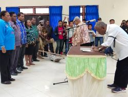 Usai Dilantik, Ketua DKTP Kabupaten Jayapura Segera Lakukan Konsolidasi Internal