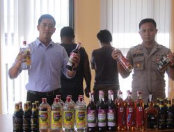 Penjual Miras Diamankan Polisi di Sentani