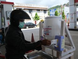 Cegah Penyebaran Virus Corona, Pertamina Sediakan Tandon Cuci Tangan dan Penyemprotan Disinfektan di SPBU