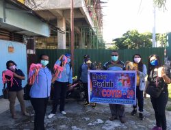 Komunitas Wartawan Biak Berikan Ratusan Masker Gratis Kepada Pedagang Kecil