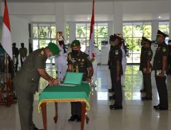 Pangdam Tutup Diktama TNI AD Gelombang II Melalui Video Confrence
