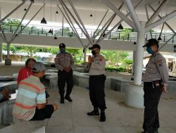 Cegah Penularan Covid-19, Polisi Perbatasan Imbau Warga Gunakan Masker