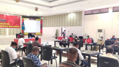 Pemda Biak Siap Gelontarkan Anggaran 25-30 Miliar Untuk Lawan Covid-19