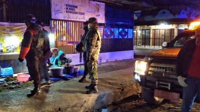 Babinsa Koramil 01/Wamena dan Bhabinkamtibmas Gelar Operasi Malam