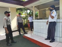 Sambangi Pos Security, Polisi Beri Himbauan Kamtibmas dan Cegah Covid-19