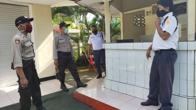 Sambangi Pos Security, Polisi Beri Himbauan Kamtibmas dan Cegah Covid-19