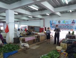 Sosialisasi Covid-19, Polresta Bersama Dinas Kesehatan Gelar FGD di Pasar Mama-Mama