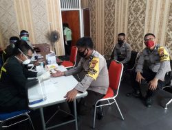 Puluhan Personil Polisi Pelabuhan Jayapura Jalani Rapid Test