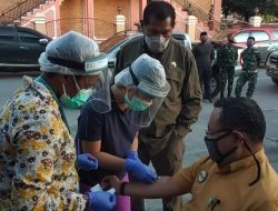 Ratusan Orang Rapid Test Pada Razia Hari Keempat