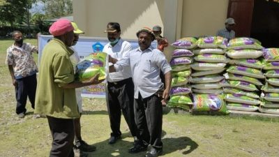 Warga Yalimo Di Wamena Terima Bantuan Bahan Makanan