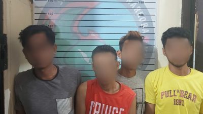 Miliki Sabu Empat Orang Pria Ditangkap Polisi