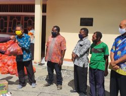 PGGJ Terima Bantuan Sembako Dari Pemerintah Jayawijaya