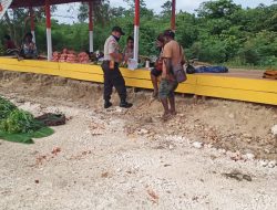 Polsek Muara Tami Sosialisasi Kepada Masyarakat Terkait Status Transisi Darurat Ke Pemulihan
