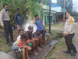 Polsubsektor Heram Gencar Lakukan Patroli Imbau Warga Gunakan Masker