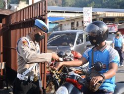 Propam Polda Gelar Pendisiplinan Anggora Polri dan ASN Dalam Gunakan Masker